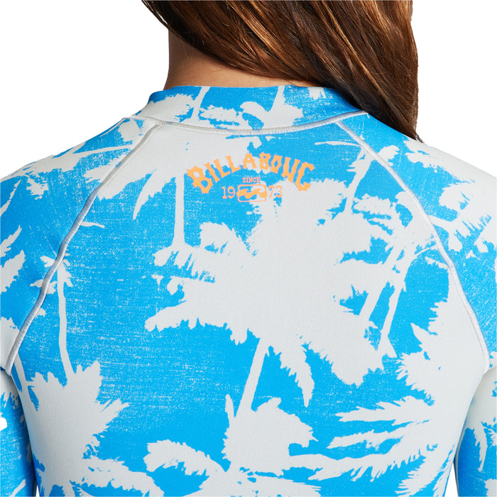 2024 Billabong Frauen Salty Dayz Light 1mm Langrmel Frhlings-Neoprenanzug ABJW400106 - Blue Hawaii